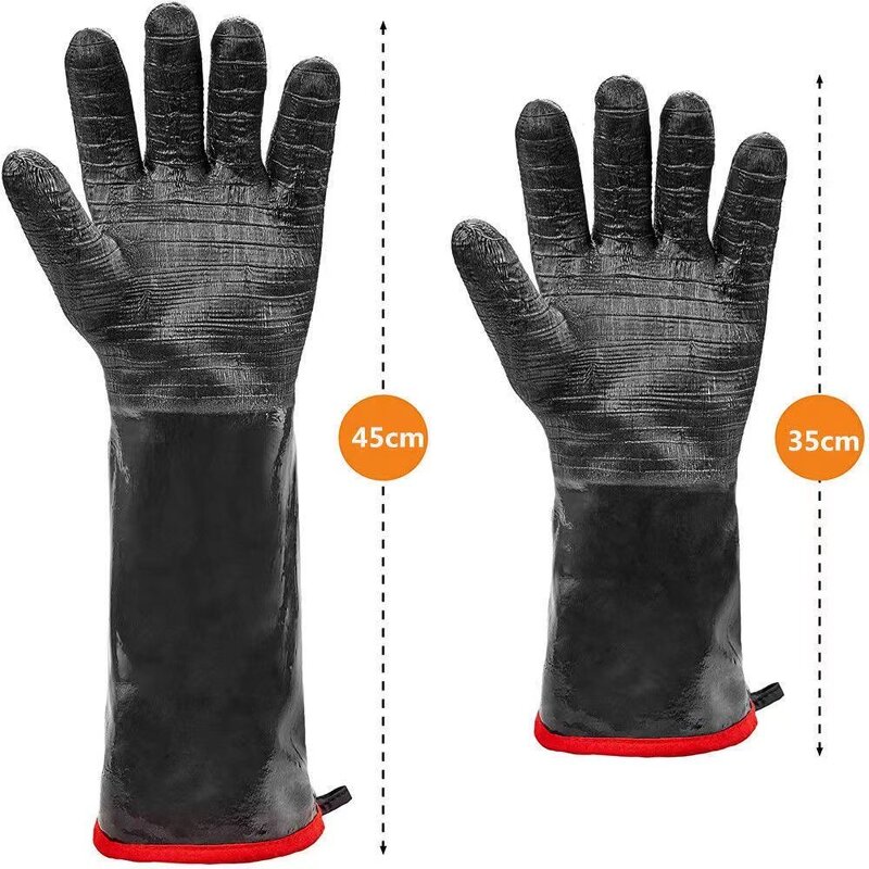 BBQ Gloves Manufacturer - Neoprene Long Heat Resistant Cotton for Cooking Horticulture Cleaning All Seasons
