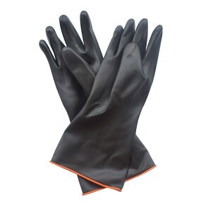 Industrial Rubber Gloves Manufacturer - Acid Alkali Resistant Wear-resistant Lengthened Thickened Labor Protection