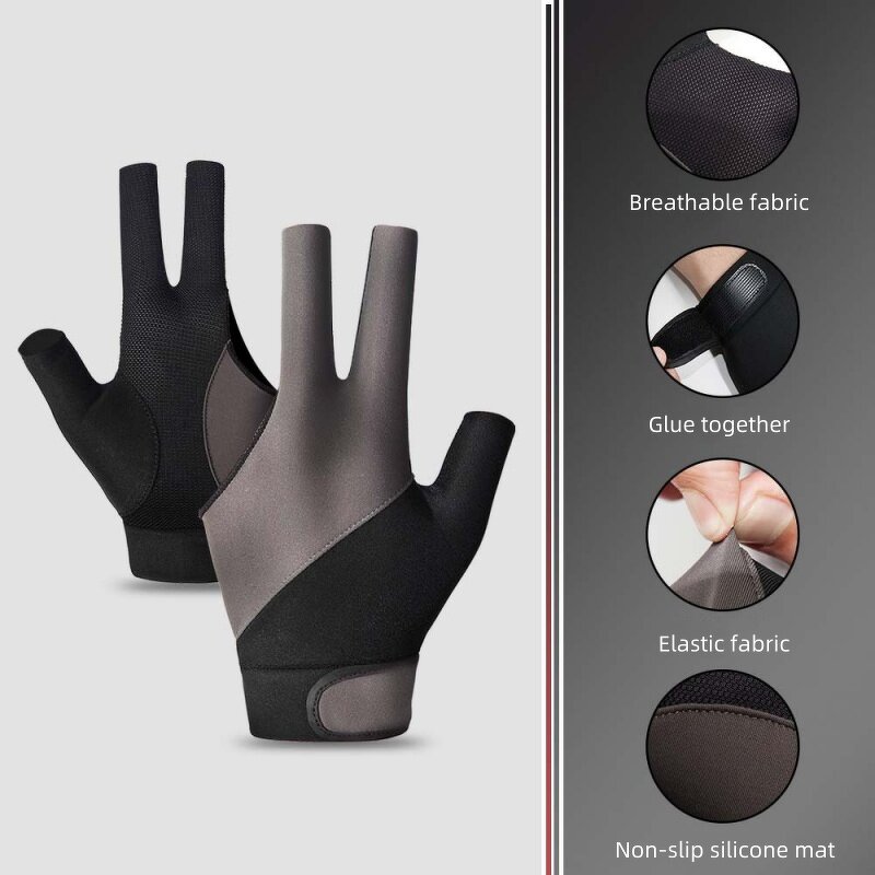 Billiard Gloves Manufacturer - Wear-resistant Breathable Open-fingered Non-slip for Billiard Games