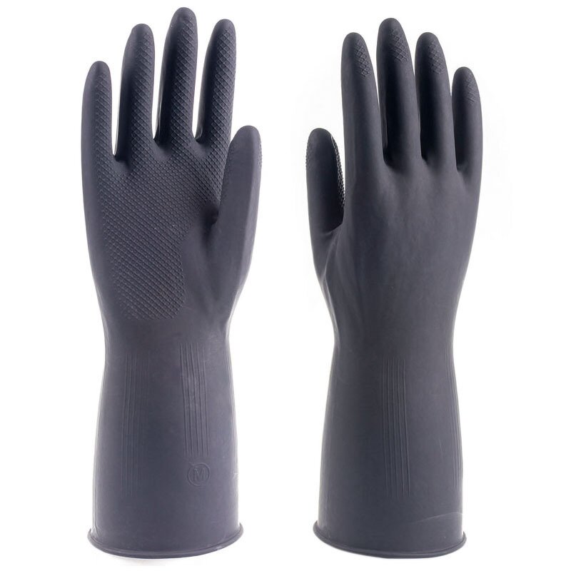Spot Cow Tendon Latex Gloves Manufacturer - Reusable Acid Alkali Resistant Eco Friendly Dishwashing Laundry