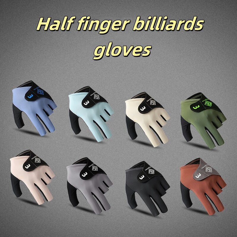 Billiard Gloves Manufacturer - Professional Three-finger Left Hand Non-slip Breathable for Competition