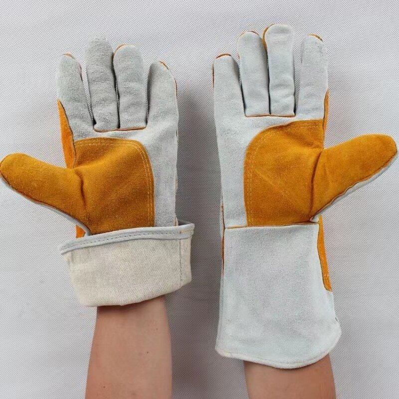 Welding Gloves Manufacturer - Extended Cowhide Reinforced Protective Thickened Durable High Temperature Insulation