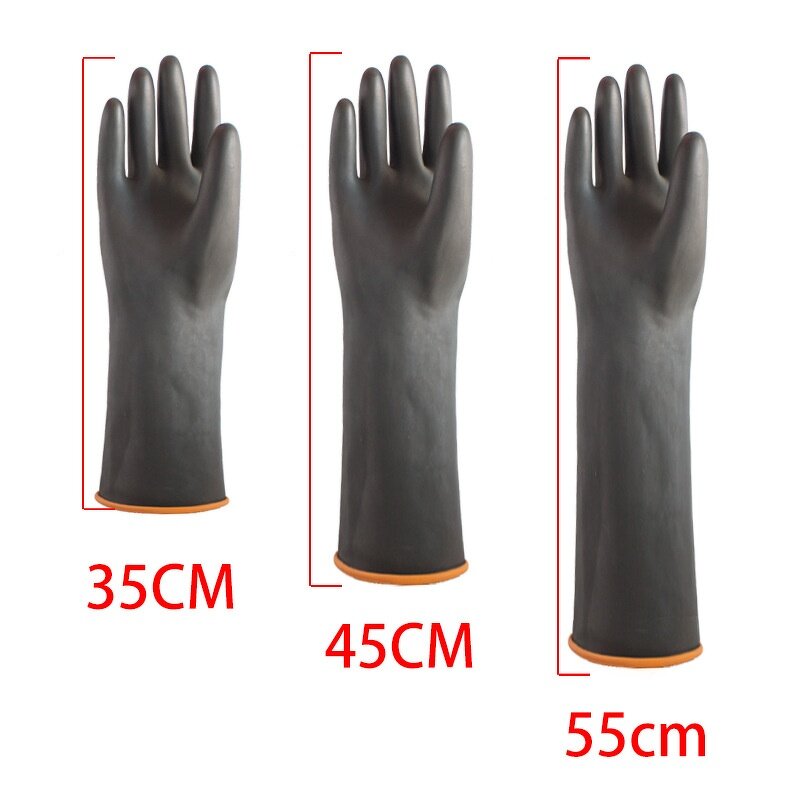 Industrial Latex Gloves Manufacturer - Acid Alkali Resistant Chemical Durable for Household Use