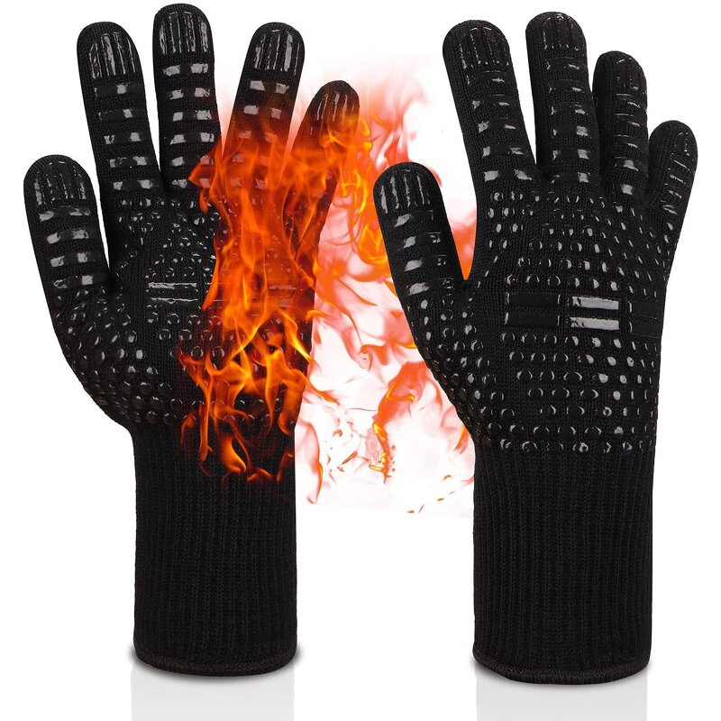 BBQ Gloves Manufacturer - Microwave High-temperature Resistant Baking Insulation Cotton Silicone