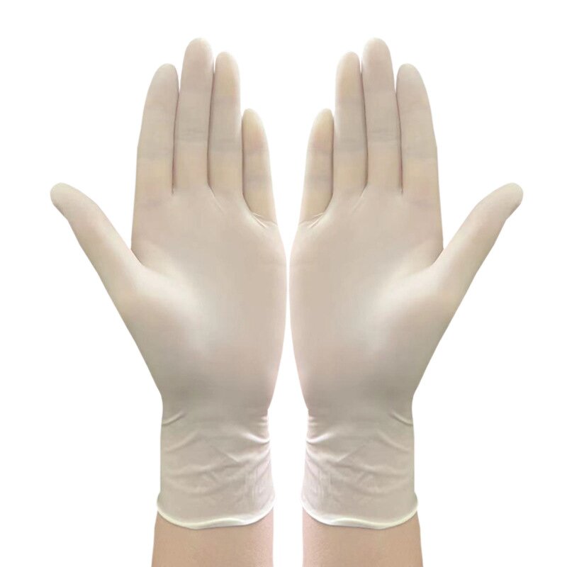 Disposable Latex Gloves Manufacturer - Low Priced Powder-Free High Elasticity Natural for Gardening Food Protection