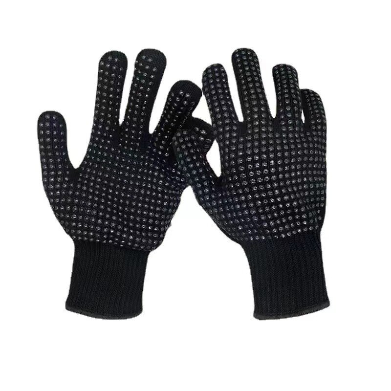 Perm Gloves Manufacturer - Hairdressing Anti-perm Anti-slip Double-sided Beads High Temperature Resistant Cotton PVC