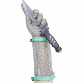 Anti-cutting Gloves Manufacturer - Extended Steel-ring for Slaughter Meat-cutting Fish-killing Protective