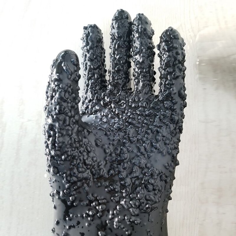 Sandblasting Gloves Manufacturer - Granular Lengthened Latex Non-slip Wear-resistant Industrial