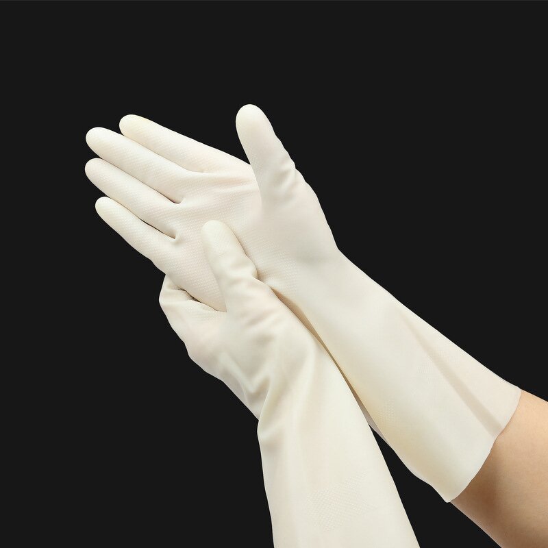 Dishwashing Gloves Manufacturer - Factory White Nitrile Food Safe Durable for Industrial Household All Seasons