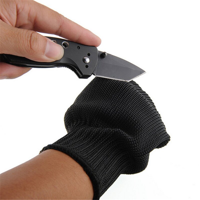 Anti-cutting Gloves Manufacturer - Level 5 Thick Polyester Steel Wire Material Anti-cut Anti-edge Anti-glass Slag