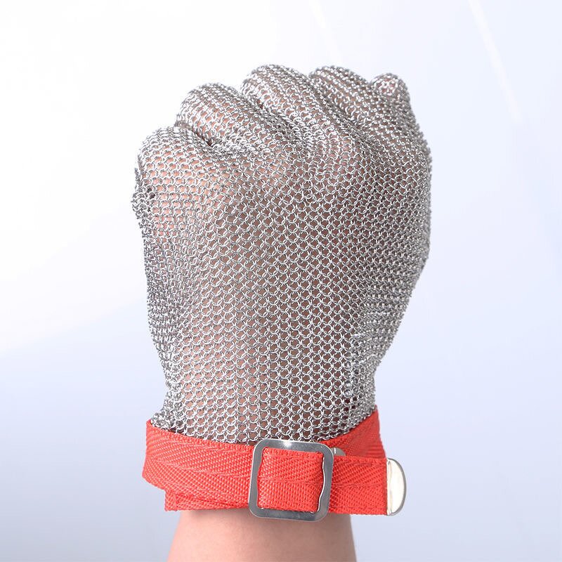 Steel Ring Gloves Manufacturer - Labor Protection Level 5 Anti-cutting Stainless Steel Mechanical Saw Bone
