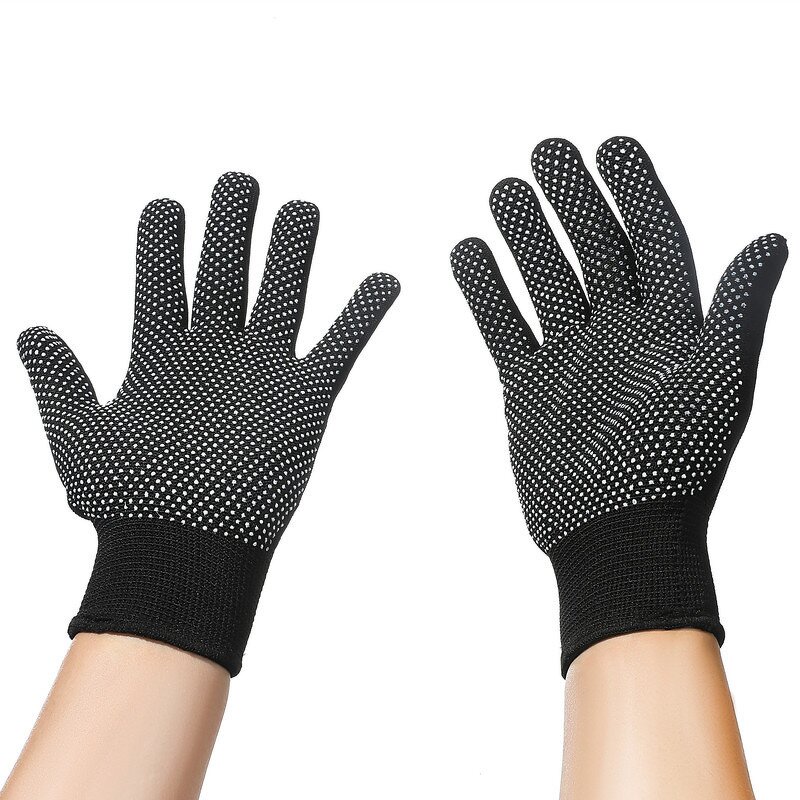 Work Gloves Manufacturer - Wholesale 13G Colored Anti-slip Particle Elastic Breathable for Construction Safety
