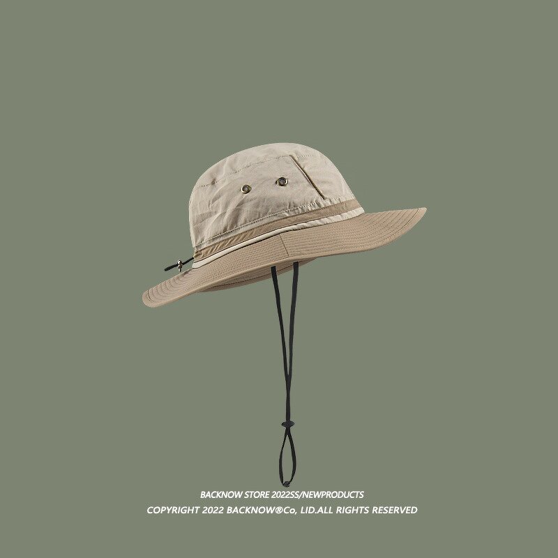Bucket Hat Manufacturer - Fashionable Quick Dry Breathable with Wide Brim Fishermen Style String Tied Sun Hat