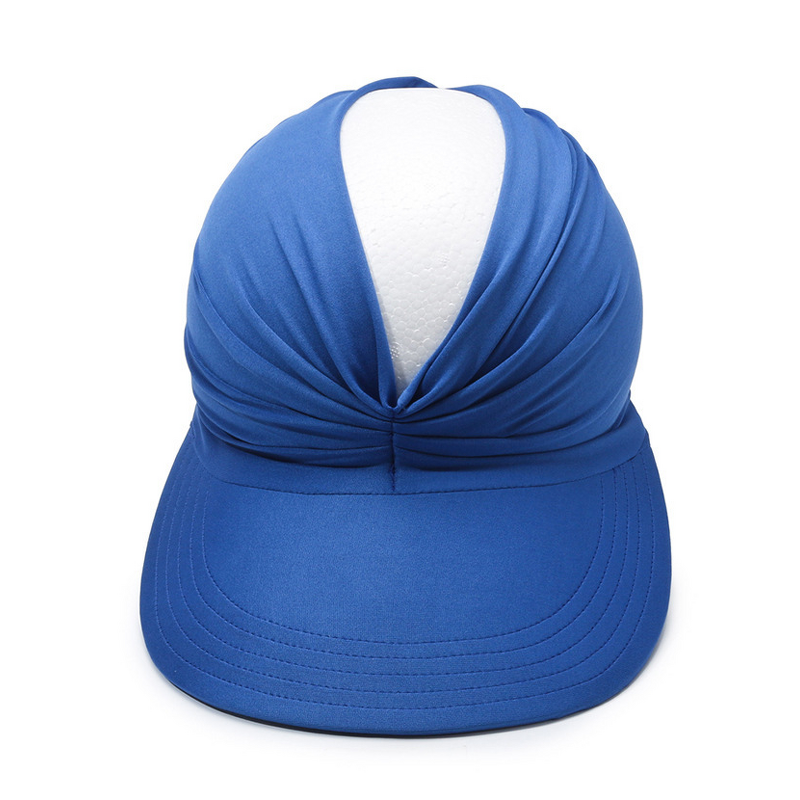Women's Sun Hat Manufacturer - Spring Summer Outdoor Sports Beach Cycling Visor with Empty Top Nylon Polyester