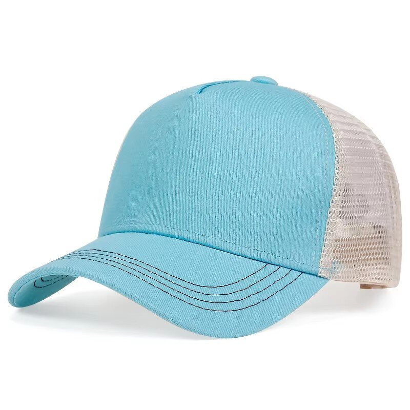 Trucker Hat Manufacturer - High Quality 5 Panel Polyester Mesh Custom Embroidery Wholesale for Men and Women