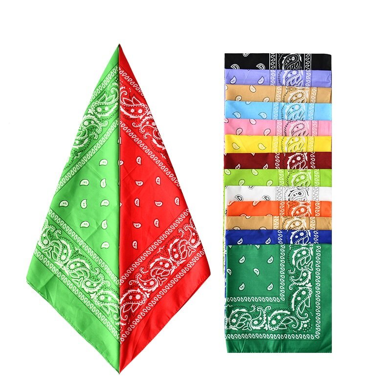 Headwear Scarf Manufacturer - Wholesale Promotion Multifunction Custom Logo Colourful Polyester Cotton Sports Square