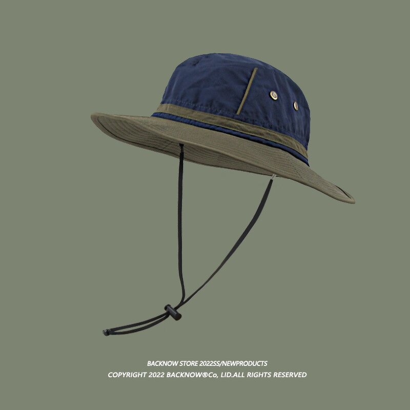 Bucket Hat Manufacturer - Fashionable Quick Dry Breathable with Wide Brim Fishermen Style String Tied Sun Hat