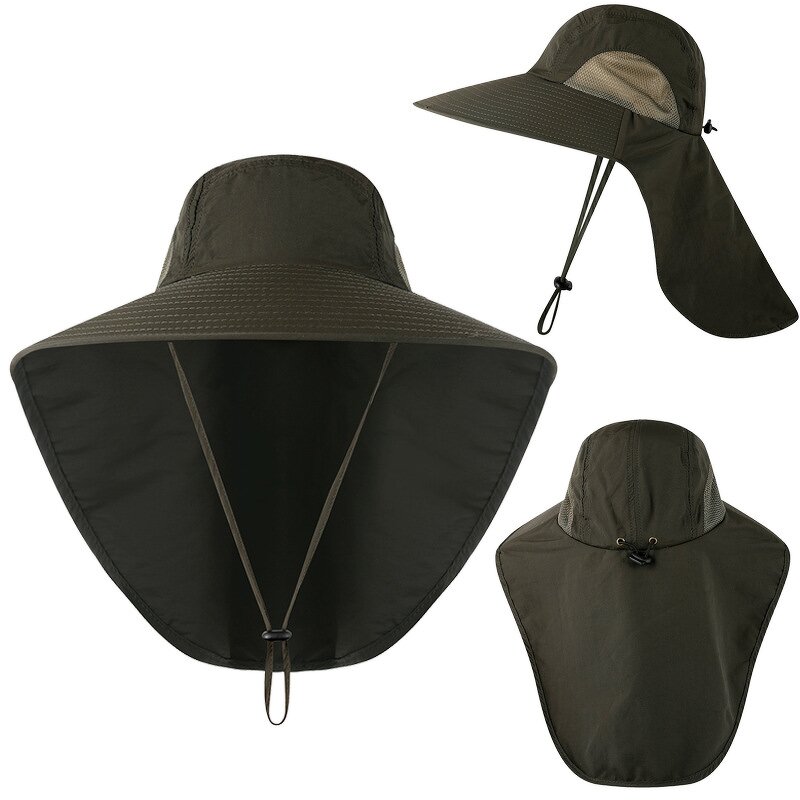 Fisherman Bucket Hat Manufacturer - Outdoor with Anti-UV Sun Protection Removable Big Brimmed Panama Durable Nylon