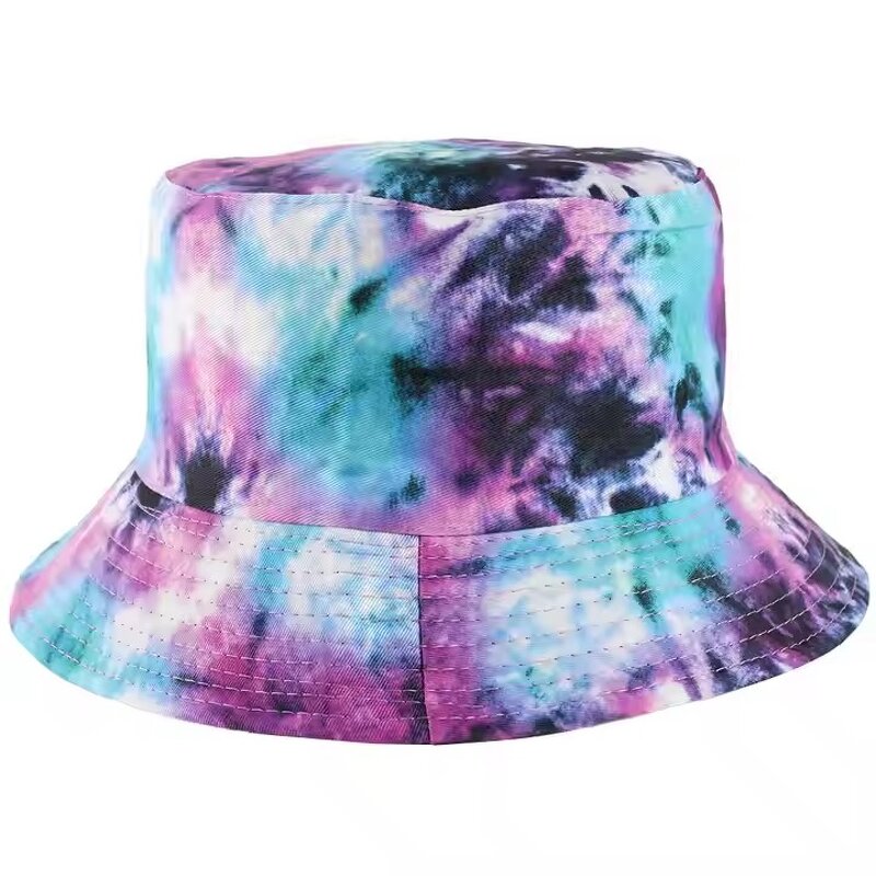 Fishing Bucket Hat Manufacturer - Adult Reversible Colourful Graffiti & Tie Dye Creative Hip Hop Style for Men & Women