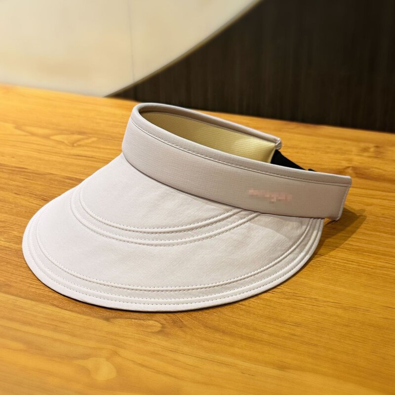 Visor Hat Manufacturer - Women's Summer UV Protection Running Sports New Style Open Top Sun Protection with Slimming Brim