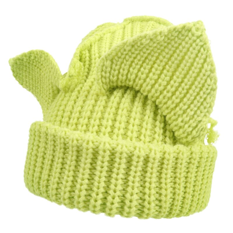 Knitted Hat Manufacturer - Fashion Adult Women's Devil Ear Thickened Full Acrylic Hot Selling Export Digital Printing