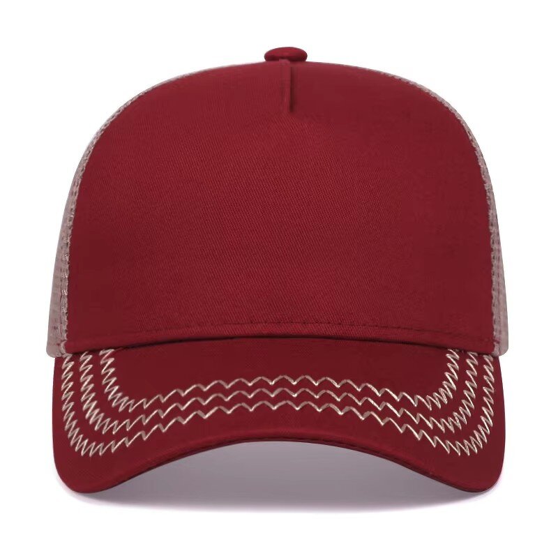 Trucker Hat Manufacturer - High Quality 5 Panel Polyester Mesh Custom Embroidery Wholesale for Men and Women
