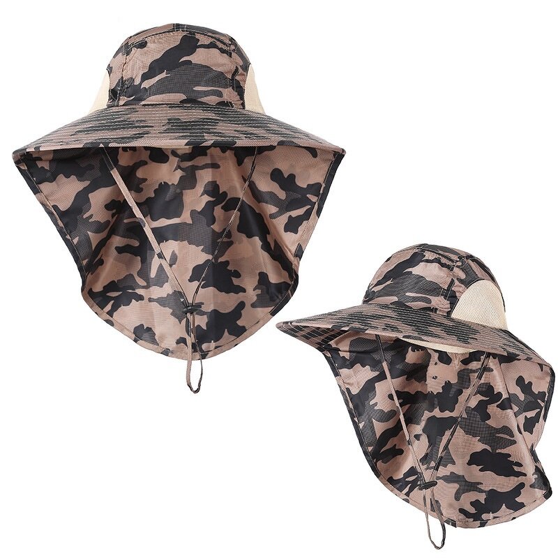 Fisherman Bucket Hat Manufacturer - Outdoor with Anti-UV Sun Protection Removable Big Brimmed Panama Durable Nylon