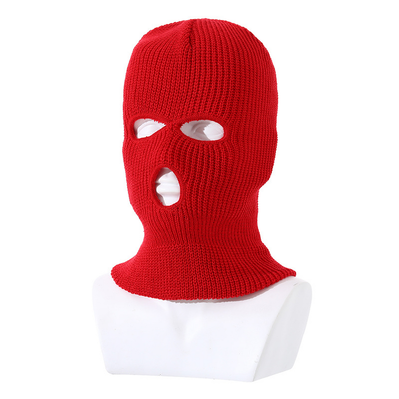 Balaclava Hat Manufacturer - Winter Warm Knitted with Three-Hole Design for Daily Fishing Party & Custom