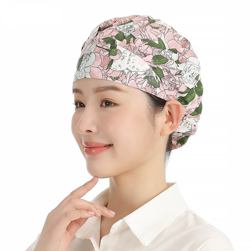 Chef's Hat Manufacturer - Women's Kitchen Oil Fume Proof Catering Cafeteria Work Hat Dust-proof Hood