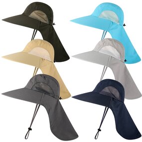 Fisherman Bucket Hat Manufacturer - Outdoor with Anti-UV Sun Protection Removable Big Brimmed Panama Durable Nylon