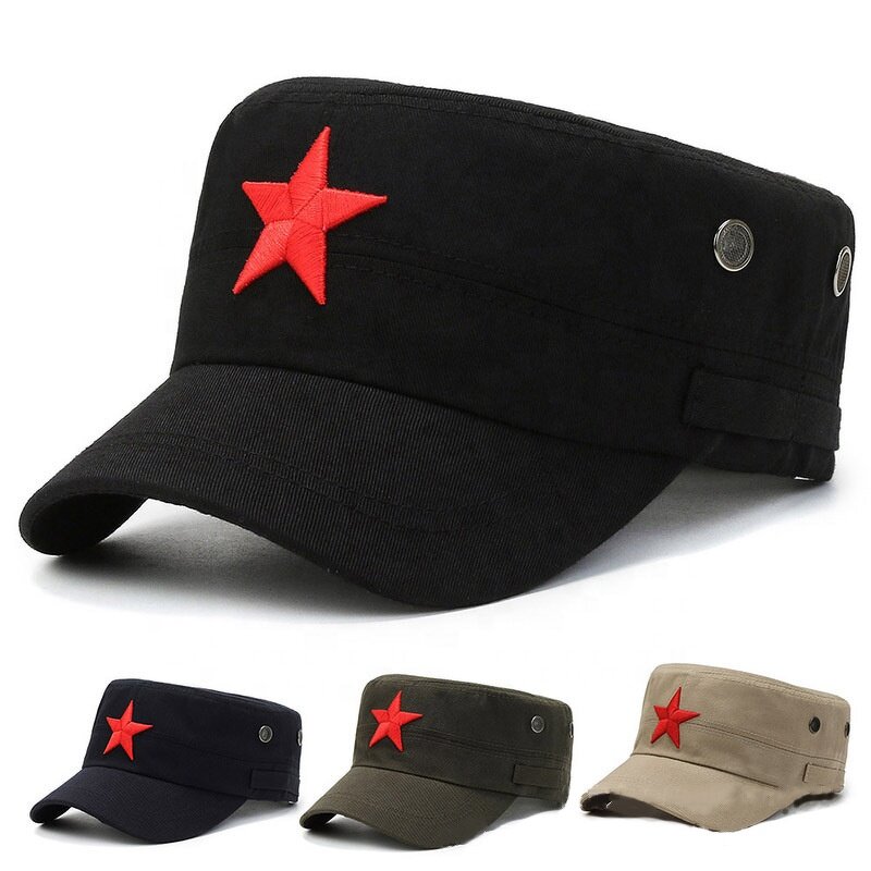 Pentagram Star Cap Manufacturer - Retro Adjustable Chinese Vintage Style for Men and Women Made From Paper Fabric