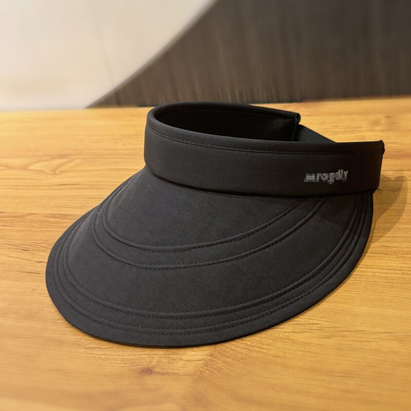 Visor Hat Manufacturer - Women's Summer UV Protection Running Sports New Style Open Top Sun Protection with Slimming Brim