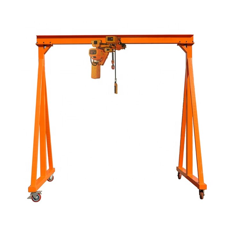 Mobile Gantry Crane Manufacturer - PT1 Fixed Height Span Manual Push Type Light Duty Customized Small