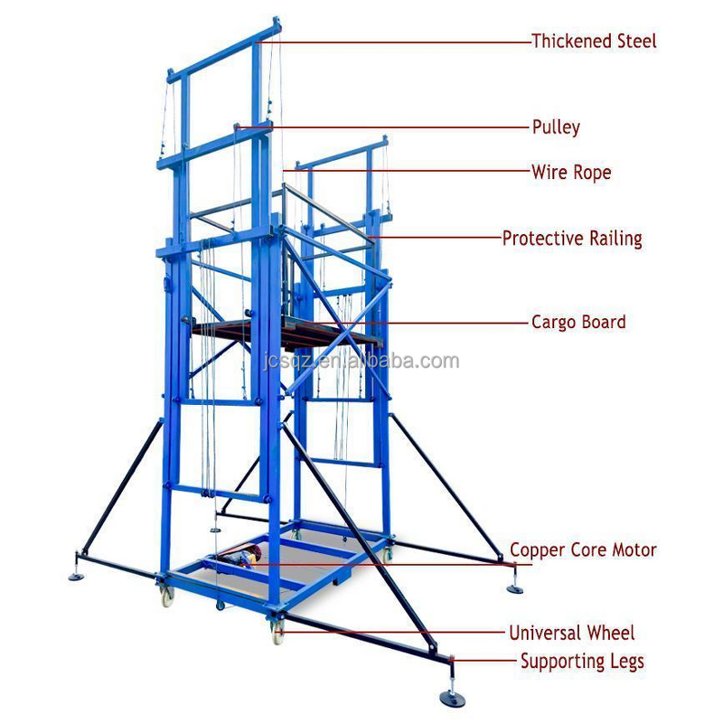 Electric Scaffold Lift Manufacturer - 2M to 13M Electric Scaffolding Platform