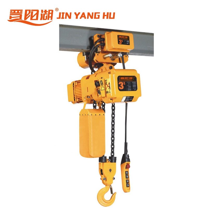 Electric Chain Hoist Manufacturer - 1 Ton Crane Swing Stage Construction Chain with Hook