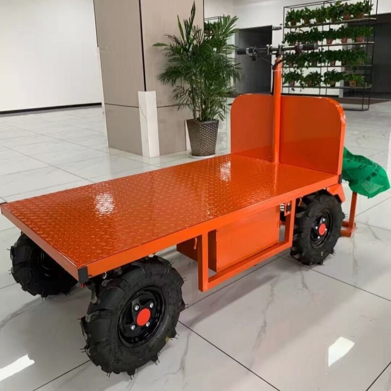 Electric Wagon Car Manufacturer - Four-Wheel Pallet Truck with Platform for Gardeners