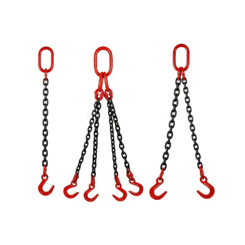 Drum Handling Equipment Manufacturer - Elevator Lifter Clamp Strap Chain Sling Multi-Legs Adjustable High-Strength 1 Year Warranty