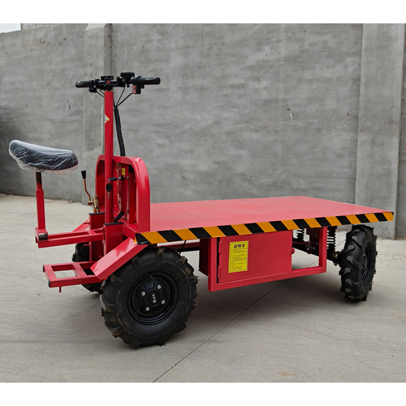 Electric Wagon Car Manufacturer - Four-Wheel Pallet Truck with Platform for Gardeners