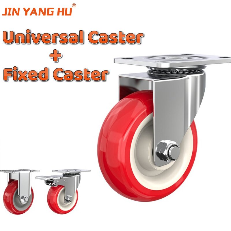 Industrial Caster Wheels Manufacturer - 4 8-Inch Polyurethane Collection Resistant