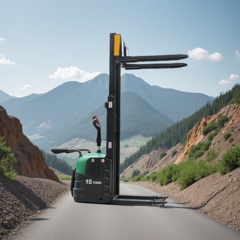 Electric Mini Stacker Manufacturer - Cheapest 1.5 Ton 2T Platform High-power 3m Lift Height Self Loading Stand