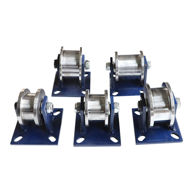 V-Groove Caster Wheels Manufacturer - 45# Steel Double Bearing Thickened V-Shaped Track for Guide Rail