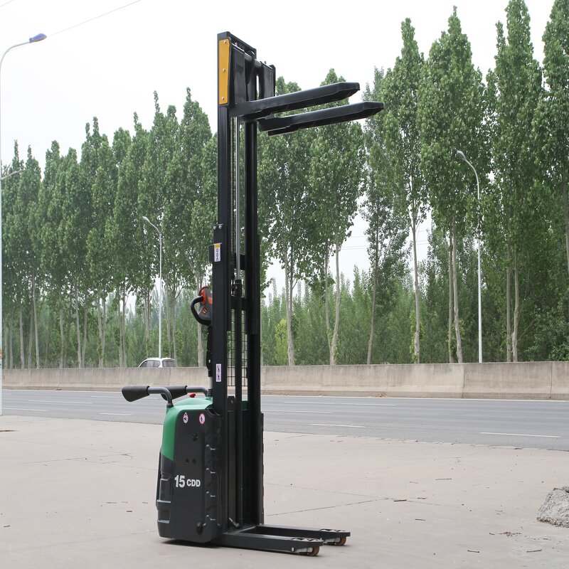 Electric Mini Stacker Manufacturer - Cheapest 1.5 Ton 2T Platform High-power 3m Lift Height Self Loading Stand