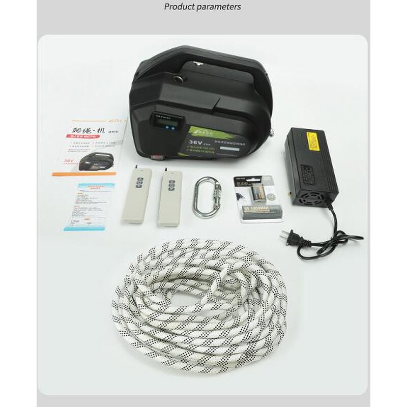 Wireless Remote Control Hoist Manufacturer - Steel Cable Rope Climbing Overheating Protection for Retail Hotels Plant