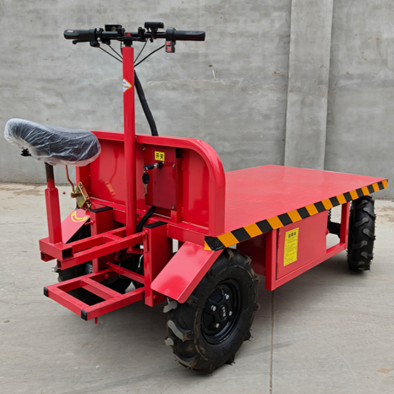 Electric Wagon Car Manufacturer - Four-Wheel Pallet Truck with Platform for Gardeners