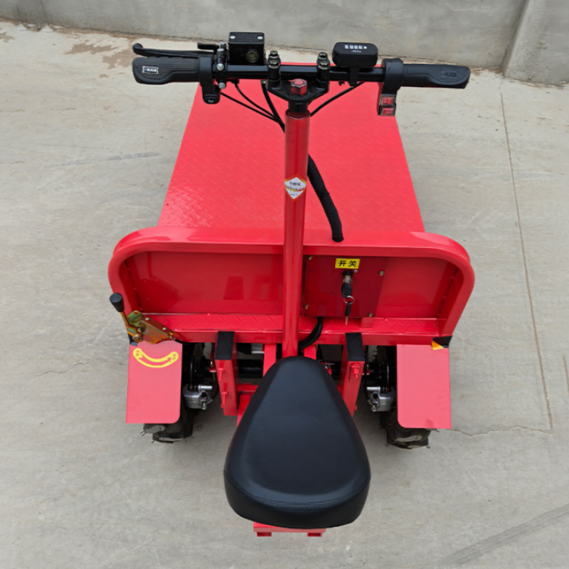 Electric Wagon Car Manufacturer - Four-Wheel Pallet Truck with Platform for Gardeners