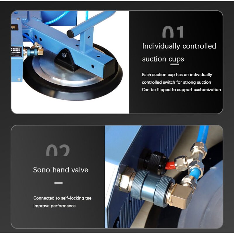 Electric Glass Suction Cup Manufacturer - Super Strong Suction for Curtain Wall Installation High Altitude Hoisting