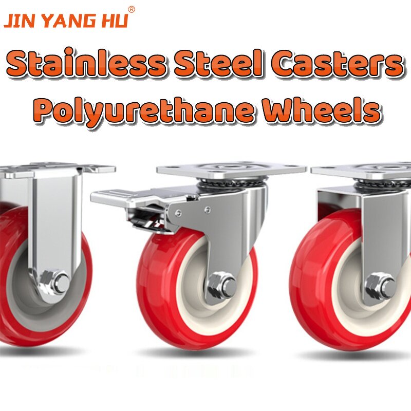 Industrial Caster Wheels Manufacturer - 4 8-Inch Polyurethane Collection Resistant