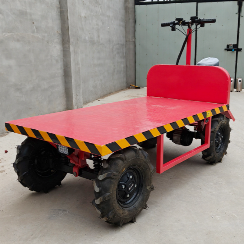 Electric Wagon Car Manufacturer - Four-Wheel Pallet Truck with Platform for Gardeners