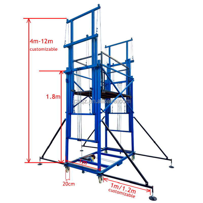 Electric Scaffold Lift Manufacturer - 2M to 13M Electric Scaffolding Platform