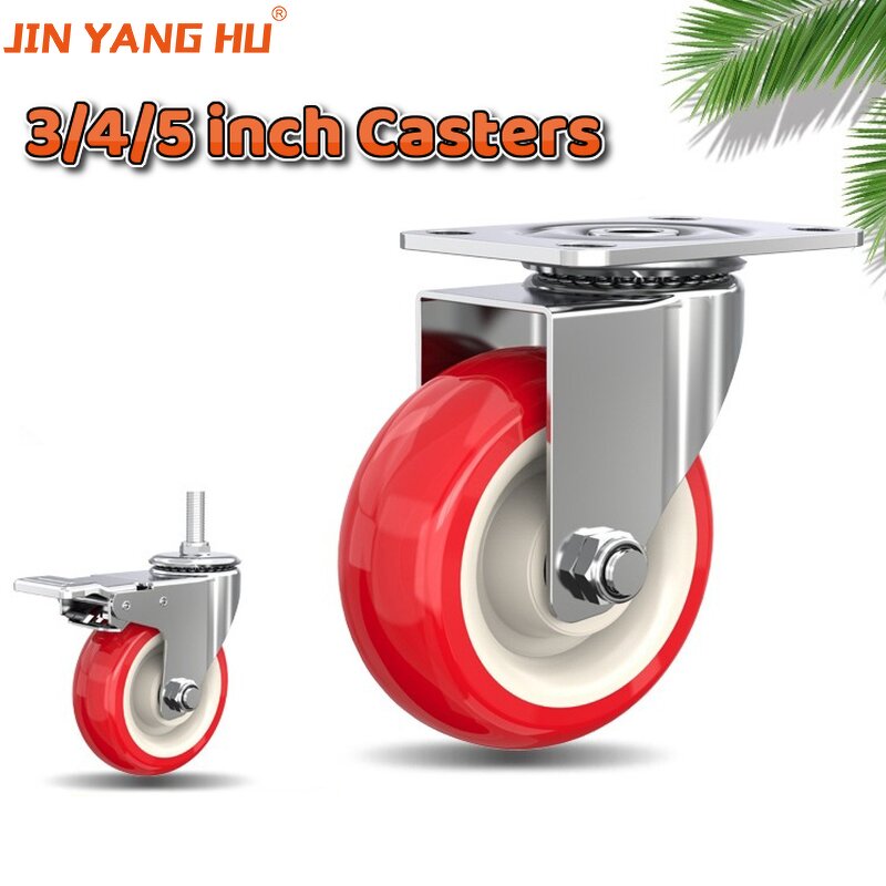 Industrial Caster Wheels Manufacturer - 4 8-Inch Polyurethane Collection Resistant